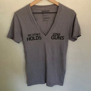 Raygun “My Other Rack Holds Guns” Unisex SZ XS